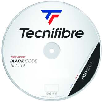 Tecnifibre Black Code 200m Rol Snaren zwart - 1.18