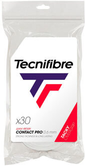 Tecnifibre Contact Pro (30 stuks) - wit - 0.6mm - overgrips
