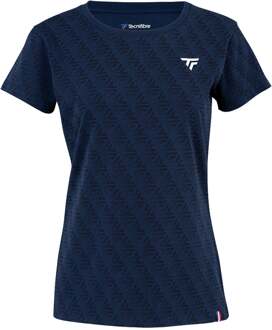 Tecnifibre Graphic T-shirt Dames-Donkerblauw - S,M,L,XL