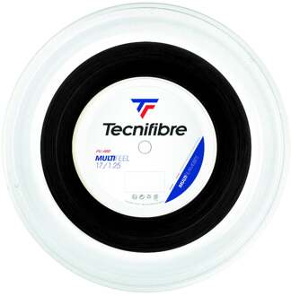 Tecnifibre Multifeel 200m Rol Snaren-Zwart - 1.25