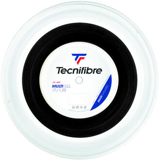 Tecnifibre Multifeel 200m Rol Snaren-Zwart - 1.25