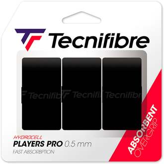 Tecnifibre PRO Players overgrip zwart (3 stuks)