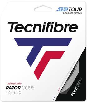 Tecnifibre Razor Code 12m Set Snaren-Grijs - 1.30