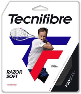Tecnifibre Razor Soft 12m Set Snaren-Grijs - 1.20