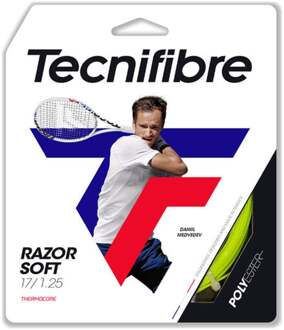Tecnifibre Razor Soft 12m Set Snaren-Limoen - 1.20