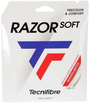 Tecnifibre Razor Soft 12m Set Snaren-Wit - 1.20,1.25,1.30