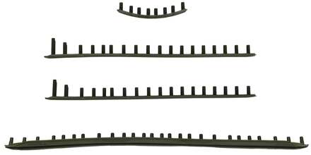 Tecnifibre T-Fight TF-40 16/19 Khaki Set Snaarbeschermers-Zwart - nosize