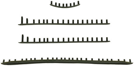 Tecnifibre T-Fight TF-40 18/20 Khaki Set Snaarbeschermers-Zwart - nosize