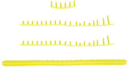 Tecnifibre T-Fight TF-X1 V2 305 Set Snaarbeschermers-Geel - nosize