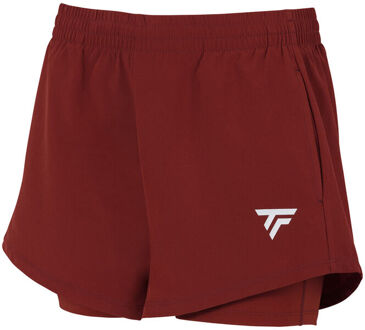 Tecnifibre Team Short Voor Tennisballen Dames-Donkerrood - XS