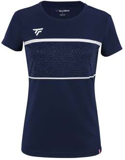 Tecnifibre Team Tech T-shirt Dames-Donkerblauw - XS