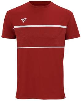 Tecnifibre Team Tech T-shirt Heren-Donkerrood - M