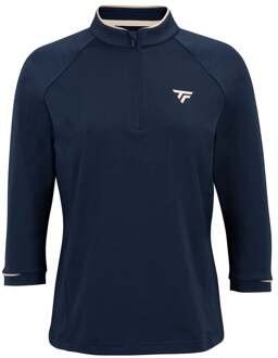 Tecnifibre Thermozip 3/4 Longsleeve Dames-donkerblauw - M