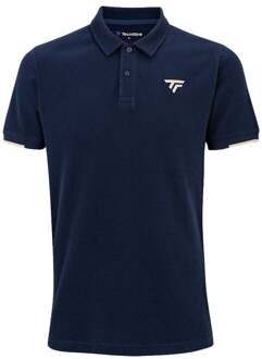 Tecnifibre Waffle Polo Heren-donkerblauw - L