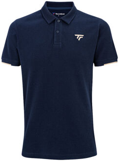 Tecnifibre Waffle Polo Heren-donkerblauw - XXL