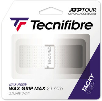 Tecnifibre Wax Grip Max - wit - 2.1mm - basisgrip