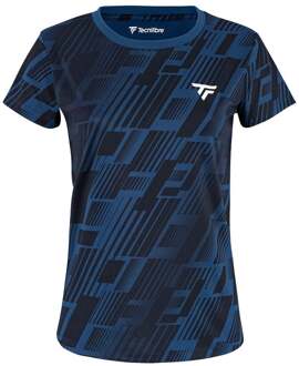 Tecnifibre X-Loop T-shirt Dames-donkerblauw - XS