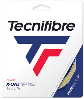 Tecnifibre X-One Biphase 12m Set Snaren natuurlijke_kleuren - 1.18