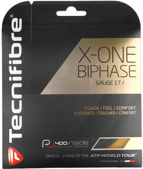 Tecnifibre X-One Biphase Set Snaren 12,2m zwart - 1.24