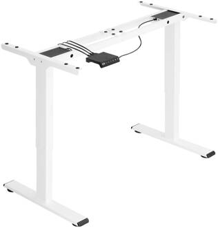 Tectake Elektrisch tafelframe Melville in hoogte verstelbaar ... Wit