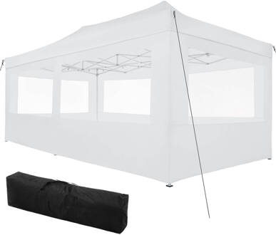 Tectake Partytent Viola 3x6 m met 4 zijdelen Wit