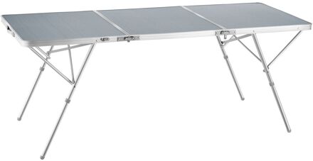 tectake® - kampeertafel campingtafel Jumbo inklapbaar - aluminium frame - 180 x 70 x 70,5 cm