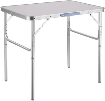 Tectake tectake® - Campingtafel - 75 x 55 cm - Grijs - 401066