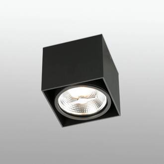 Tecto plafondlamp, downlight, 1-lamp, aluminium, zwart zwart mat