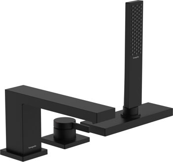 Tecturis E 3-gats ééngreeps badrandmengkraan met sBox, mat zwart