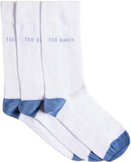 Ted Baker 3-Pack Witloze Sokken Heren - maat EU 41 - 45