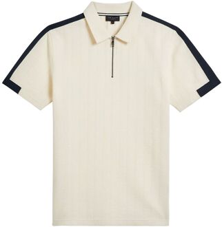 Ted Baker Abloom Heren Crème Poloshirt Naturel - M