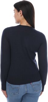 Ted Baker Averiii Merino Wool Crew Neck Trui in Navy voor dames