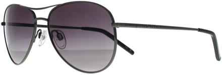 Ted Baker Aviator Unisex Zilver Grijs Kleurverloop TB1166 Carter - One Size