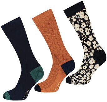 Ted Baker Becools 3-Pack Heren Assorti Sokken Veelkleurig