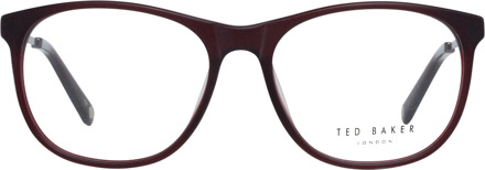 Ted Baker bril TB8191 Beale 229 Bourgondische heren Womens Rood
