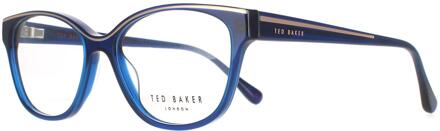Ted Baker bril TB9164 Regan 608 Blue Opal en Gold Womens Blauw