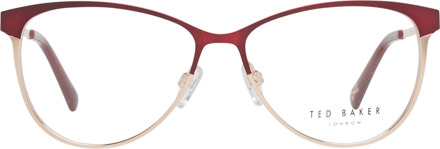 Ted Baker Cat Eye Womens Bourgondy TB2255 Aure Glazen frames Rood