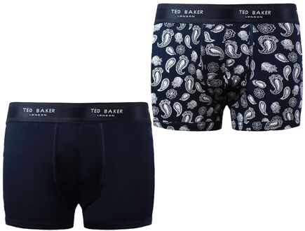 Ted Baker Claytt 2-Pack heren marine modal zwembroek Navy - S