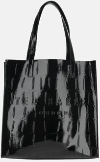 Ted Baker Croccon shopper black Zwart