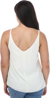 Ted Baker Harriso Cami Top in Ivoor voor dames - maat EU 34 / UK 6
