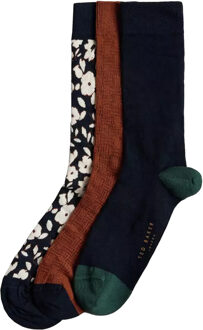Ted Baker | Heren Crew Sokken 3 Pack Geschenkset - BECOOLS - maat One Size Veelkleurig