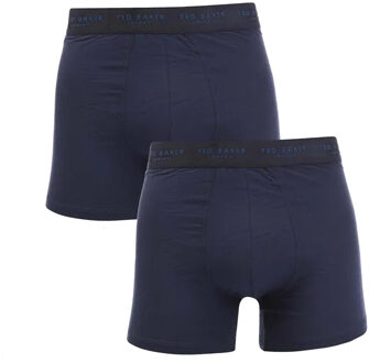 Ted Baker Heren Modal Boxershorts (Set van 2) (Marine) Navy - S