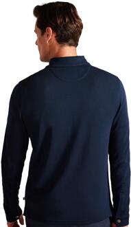 Ted Baker Heren Poloshirt Met Lange Mouwen - Karpol - maat L Navy