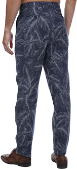 Ted Baker Heren Postot Katoenen Bedrukte Broek (Marine) Navy