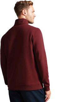 Ted Baker heren Sweat met halve rits - Antram Kastanjebruin