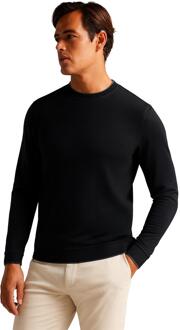 Ted Baker heren Sweatshirt met geweven voorkant - RAKET - maat M Navy