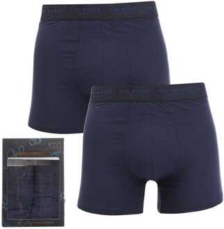 Ted Baker Heren Ted Baker 2 Pak Modal Trunks in Navy