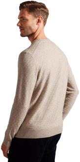 Ted Baker heren trui met ronde hals - Loung Bruin