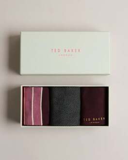 Ted Baker Men's Ted Baker 3 Pack of Dudes Socks in Various Veelkleurig
