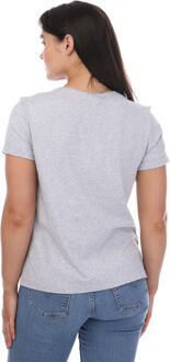 Ted Baker Miarna V-hals Easy Fit T-shirt in grijs voor dames - EU 36 / UK 8